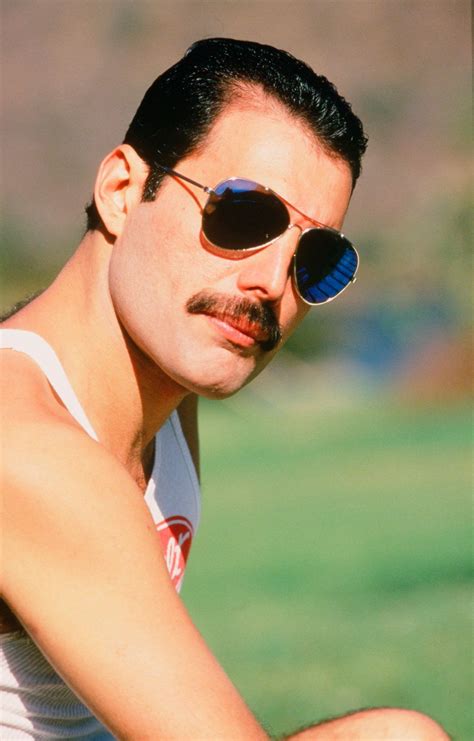 freddie mercury with sunglasses.